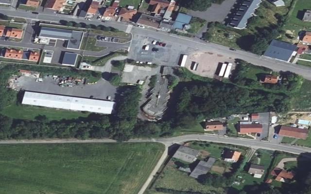 Vue aérienne — Déchetterie de Frévent