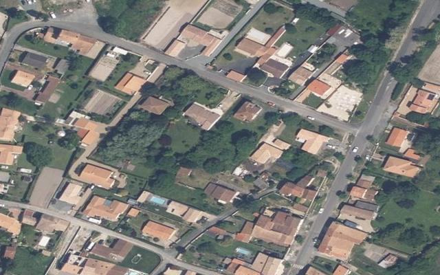 Vue aérienne — Déchetterie de Frontenay Rohan-Rohan