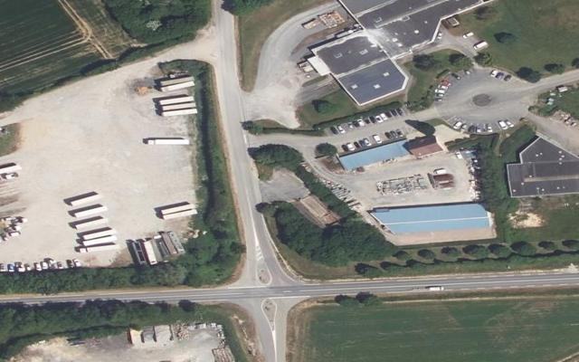 Vue aérienne — Déchetterie de Bellême