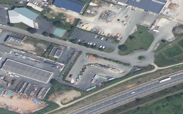 Vue aérienne — Déchetterie de Chauvigny