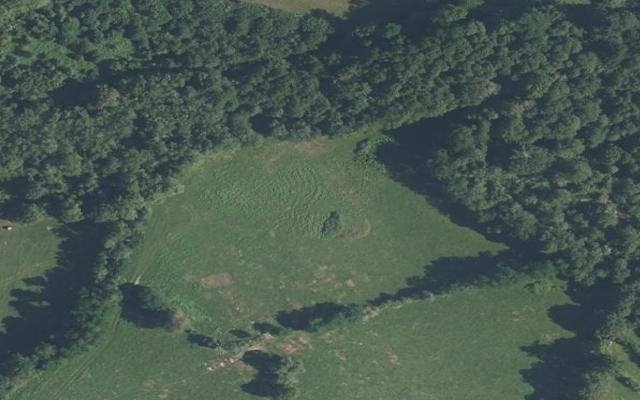 Vue aérienne — Déchetterie de Saint-Silvain-Bas-le-Roc