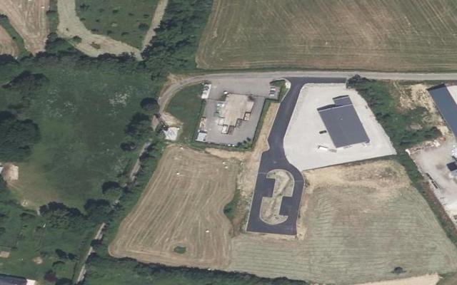 Vue aérienne — Déchetterie de Courtomer