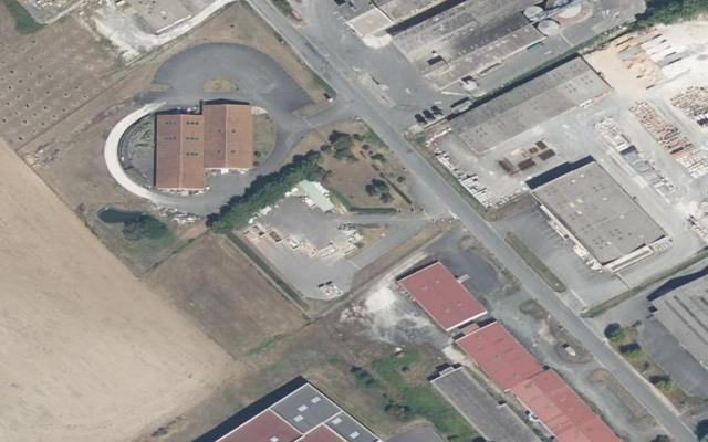 Vue aérienne — Déchetterie de Villebois-Lavalette