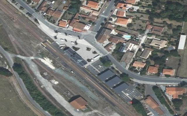 Vue aérienne — Déchetterie de Saujon