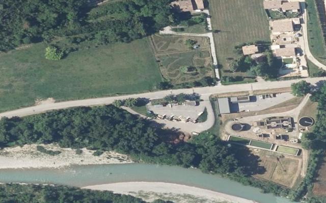 Vue aérienne — Déchetterie Saillans
