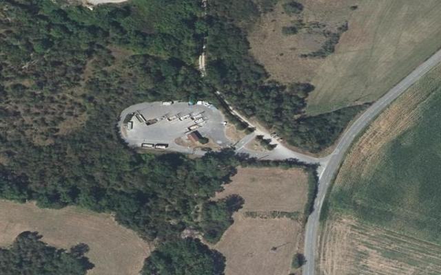 Vue aérienne — Déchetterie Optevoz