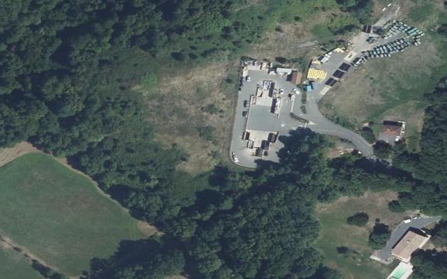 Vue aérienne — Déchetterie Theizé