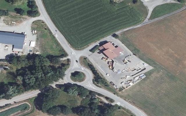 Vue aérienne — Déchetterie Sousville