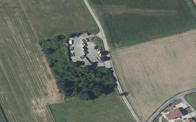Vue aérienne — Déchetterie Saint-Georges-d'Espéranche