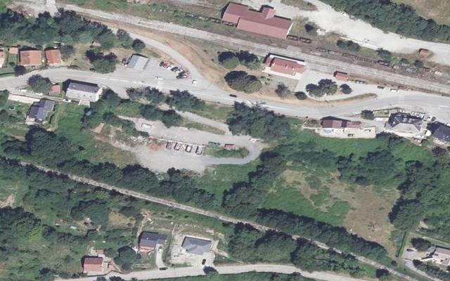 Vue aérienne — Déchetterie La Motte-d'Aveillans