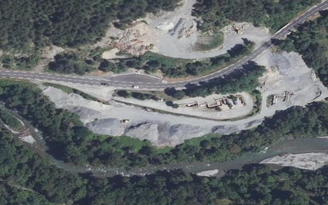 Vue aérienne — Déchetterie Valbonnais