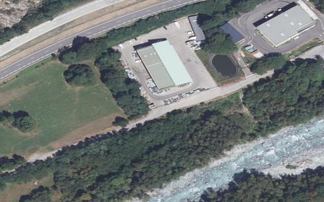 Vue aérienne — Déchetterie Livet-et-Gavet