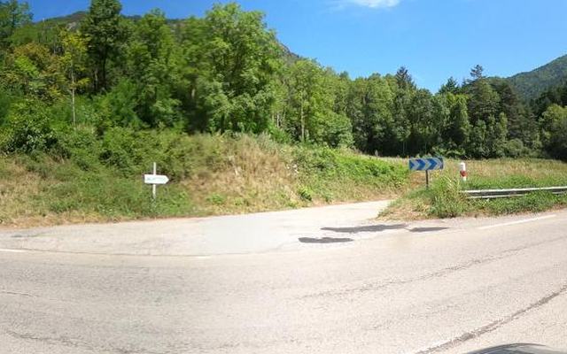 Vue depuis la rue — Déchetterie Corps