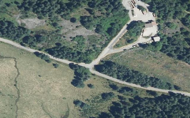 Vue aérienne — Déchetterie Cros-de-Géorand