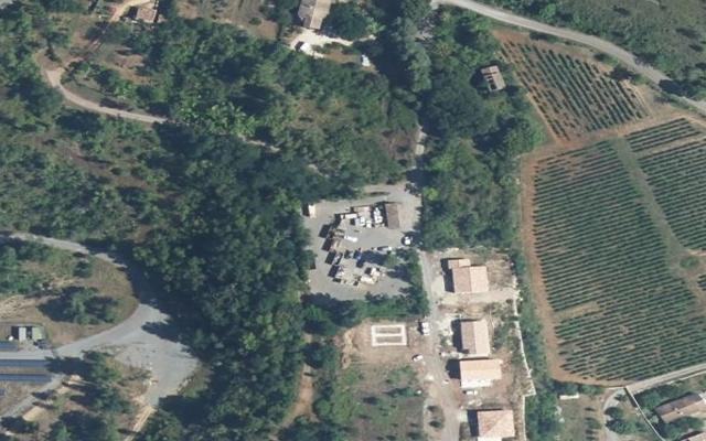 Vue aérienne — Déchetterie Largentière
