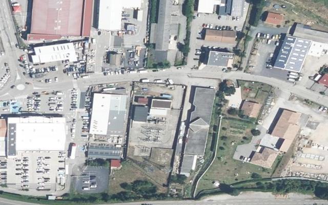 Vue aérienne — Déchetterie Le Cheylard