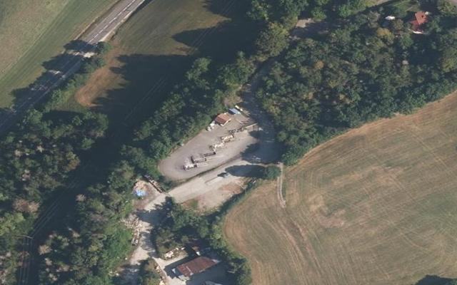 Vue aérienne — Déchetterie Champfromier