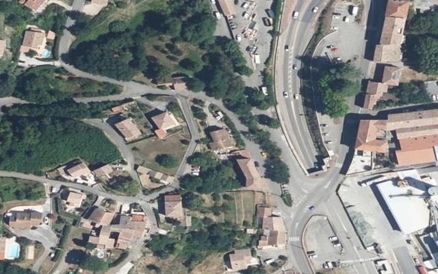Vue aérienne — Déchetterie Labégude