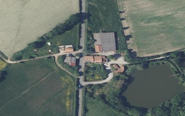 Vue aérienne — Déchetterie de Saint-Aubin-le-Cloud