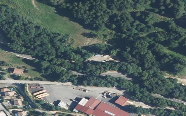 Vue aérienne — MiniDéchetterie Désaignes