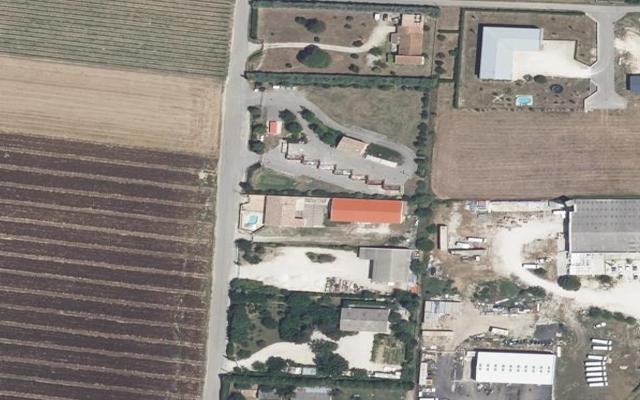 Vue aérienne — Déchetterie La Laupie