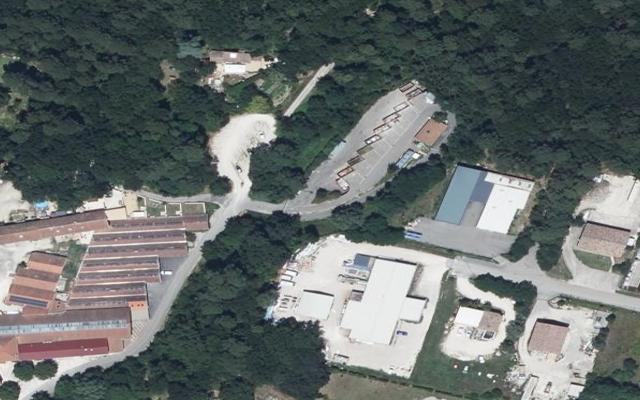 Vue aérienne — Déchetterie Dieulefit