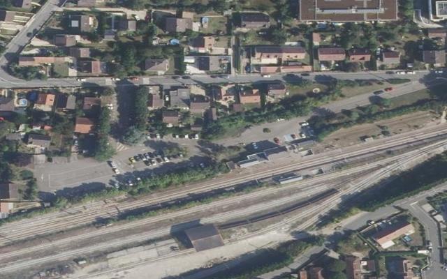 Vue aérienne — Déchetterie de Gargenville