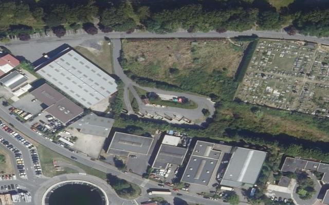 Vue aérienne — Déchetterie de Marines