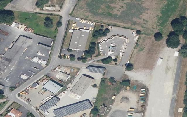 Vue aérienne — Déchetterie de Confolens