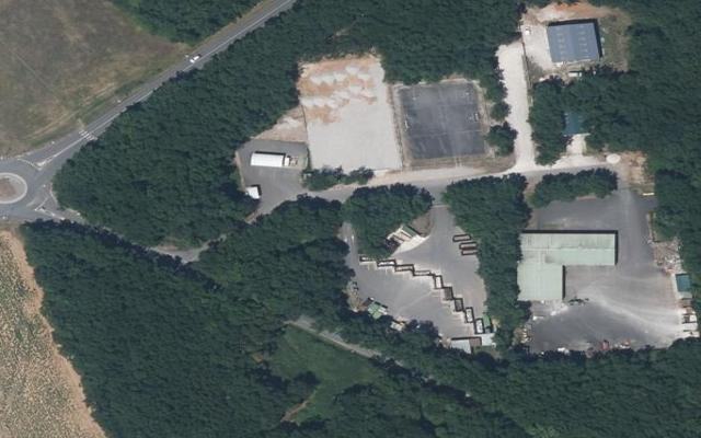 Vue aérienne — Déchetterie de Brie