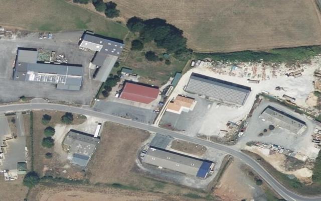 Vue aérienne — Déchetterie de Chasseneuil-sur-Bonnieure