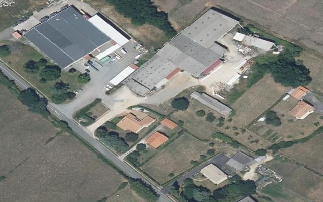 Vue aérienne — Déchetterie de Saint-Claud