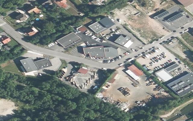 Vue aérienne — Déchetterie de Saverne