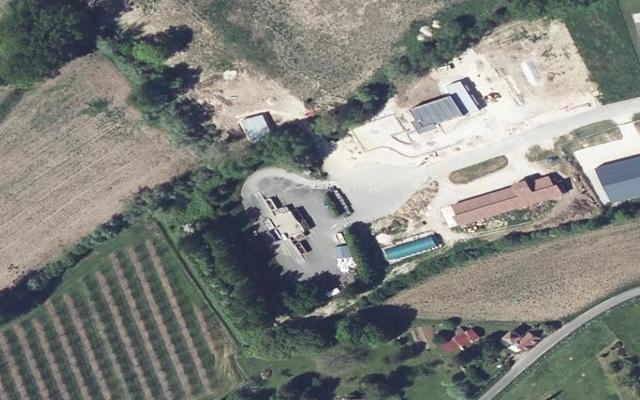 Vue aérienne — Déchetterie de Saint-Cyprien