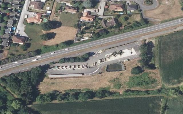 Vue aérienne — Déchetterie de Bizanos