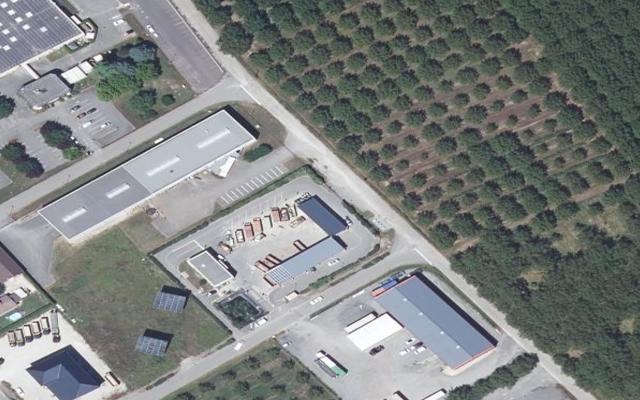 Vue aérienne — Déchetterie Vinay