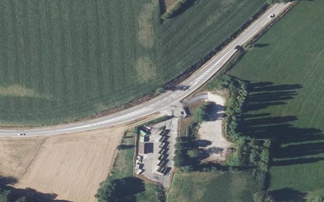 Vue aérienne — Déchetterie Le Pin
