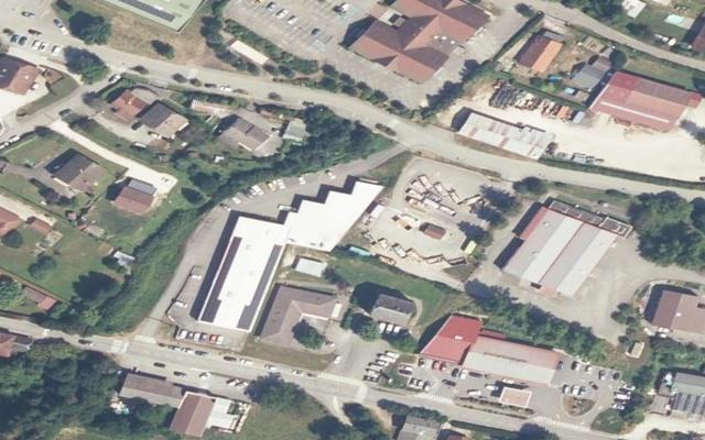 Vue aérienne — Déchetterie Novalaise