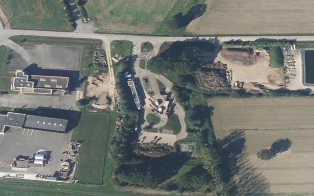Vue aérienne — Déchetterie de Pipriac