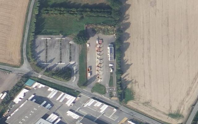 Vue aérienne — Déchetterie de Guipry