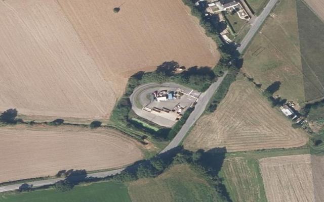 Vue aérienne — Déchetterie de Sixt-sur-Aff