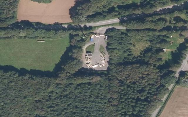 Vue aérienne — Déchetterie de Bubry