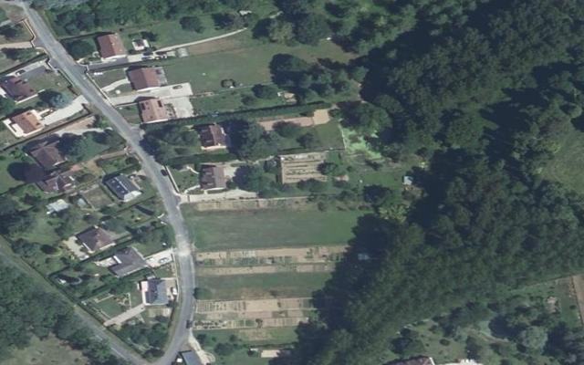 Vue aérienne — Déchetterie de Molineuf