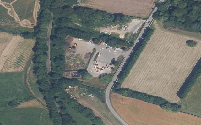 Vue aérienne — Déchetterie de Luc-sur-Mer