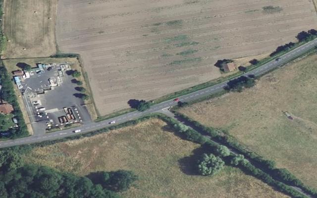 Vue aérienne — Déchetterie de Maringues