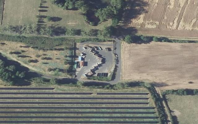 Vue aérienne — Déchetterie de Billom
