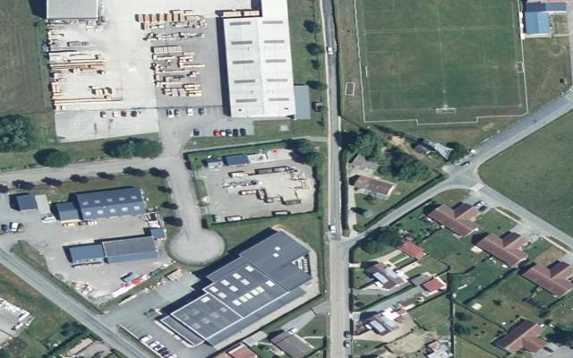 Vue aérienne — Déchetterie Les Grandes-Ventes