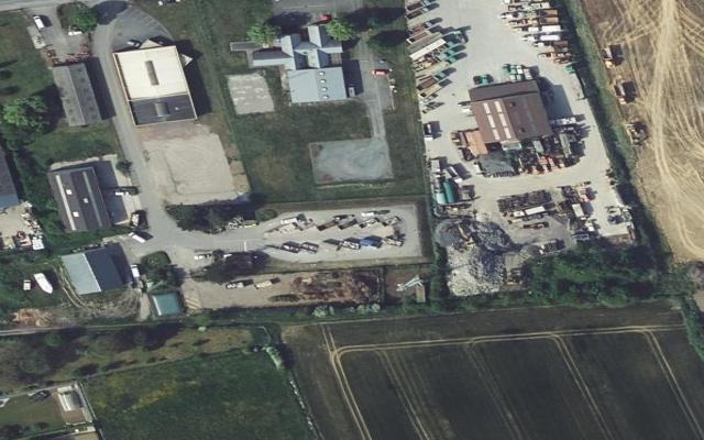 Vue aérienne — Déchetterie de Saint-Venant