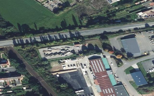 Vue aérienne — Déchetterie de Lillers