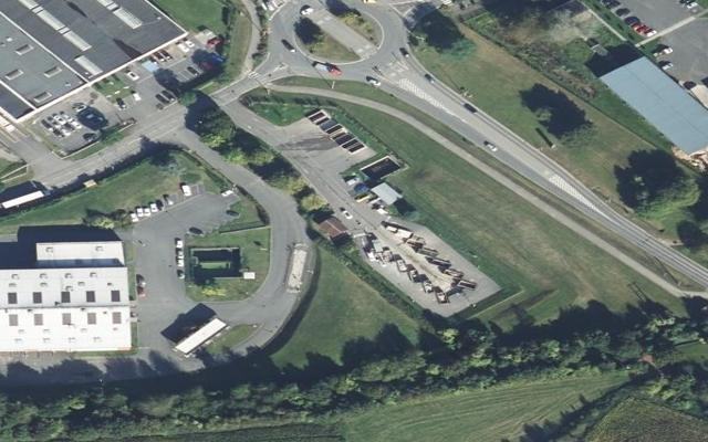 Vue aérienne — Déchetterie de Ruitz